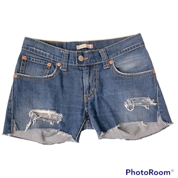 Levi's Pants - Levis 542 Cutoff Denim Jean Shorts cotton/spandex 8